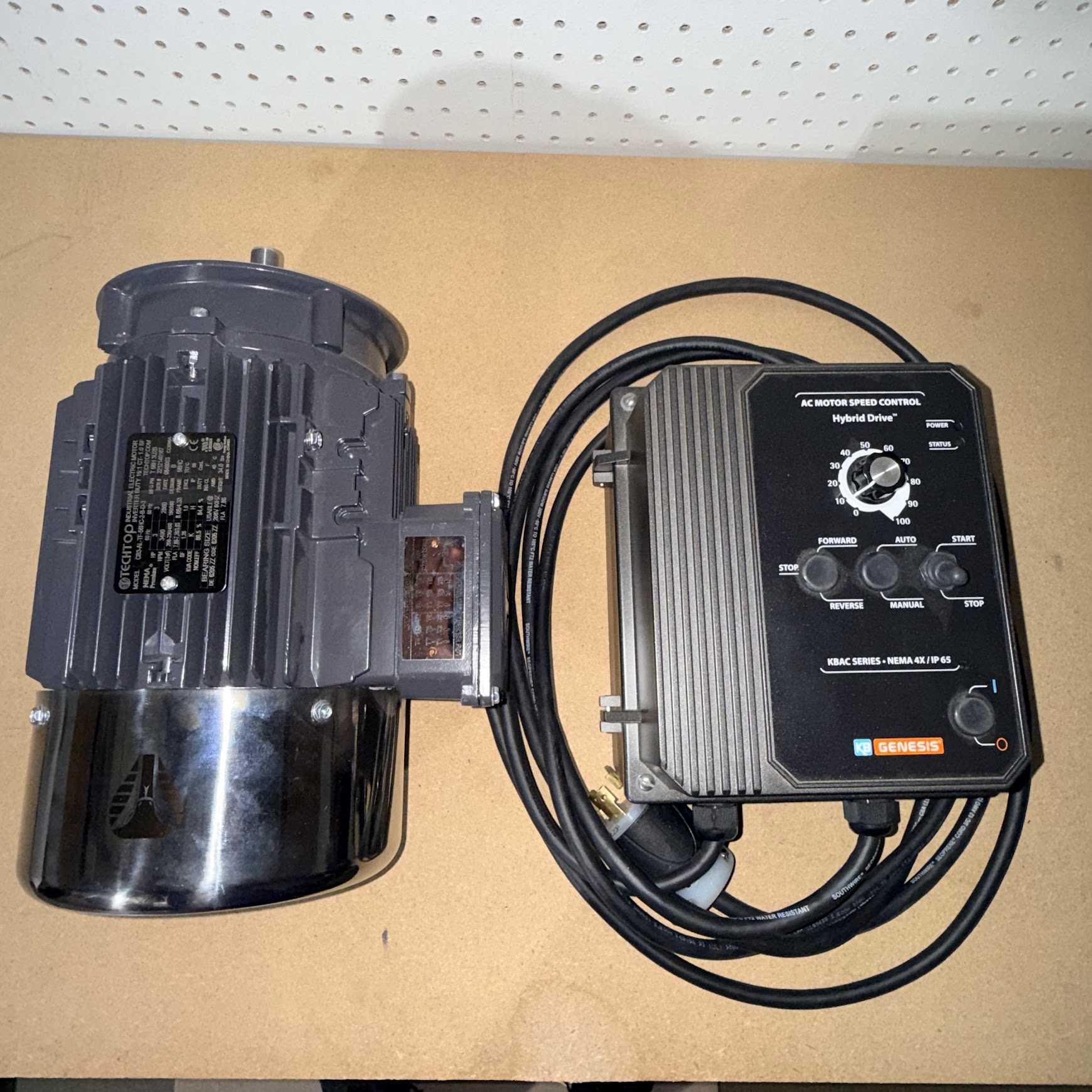 Variable-Speed Motor & VFD Combo for 2x72 Belt Grinders | Torus CNC