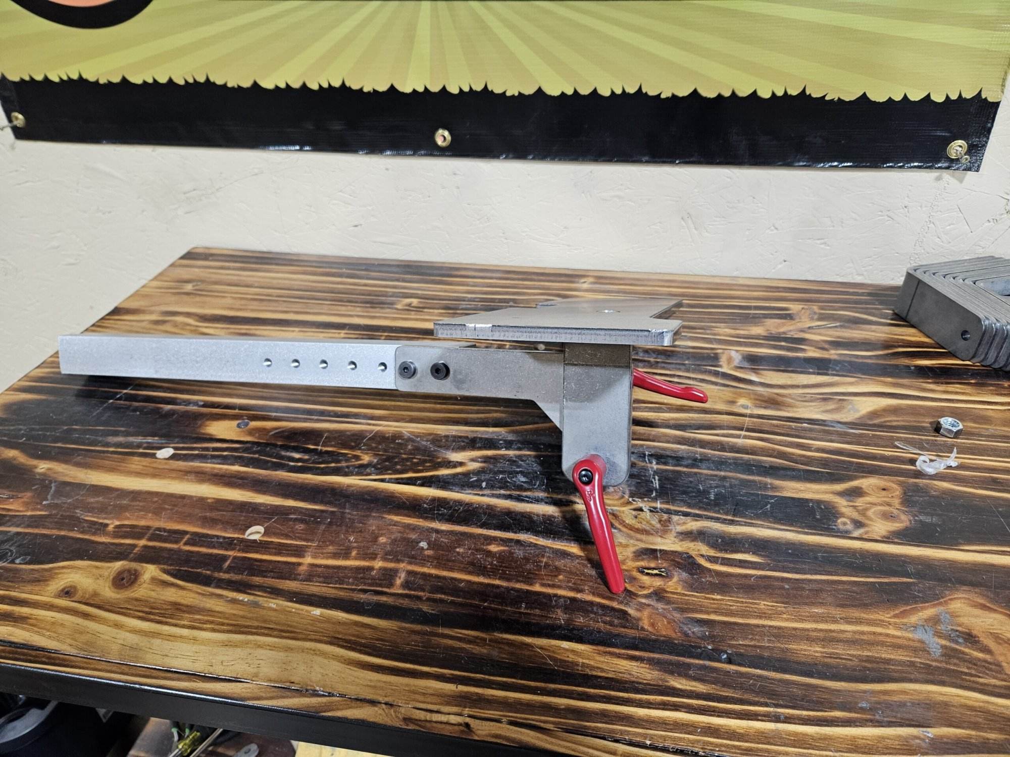 2x72 Adjustable Work Table Attachment 6x16 - Image 6